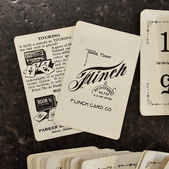 Vintage '34 "Flinch" Parker Brothers card game - Picture 4 of 14